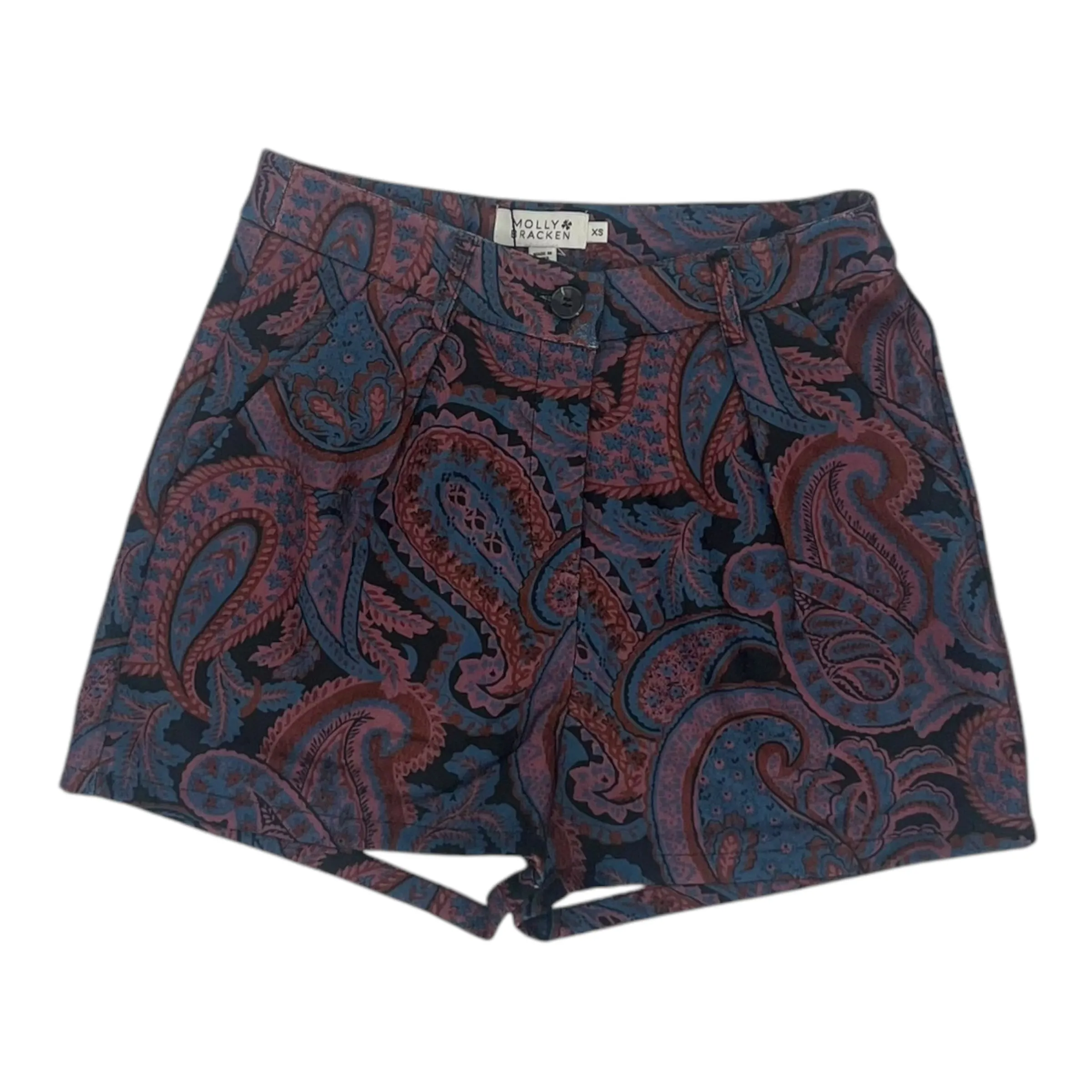 Shorts By Molly Bracken In Paisley Print, Size:Xs