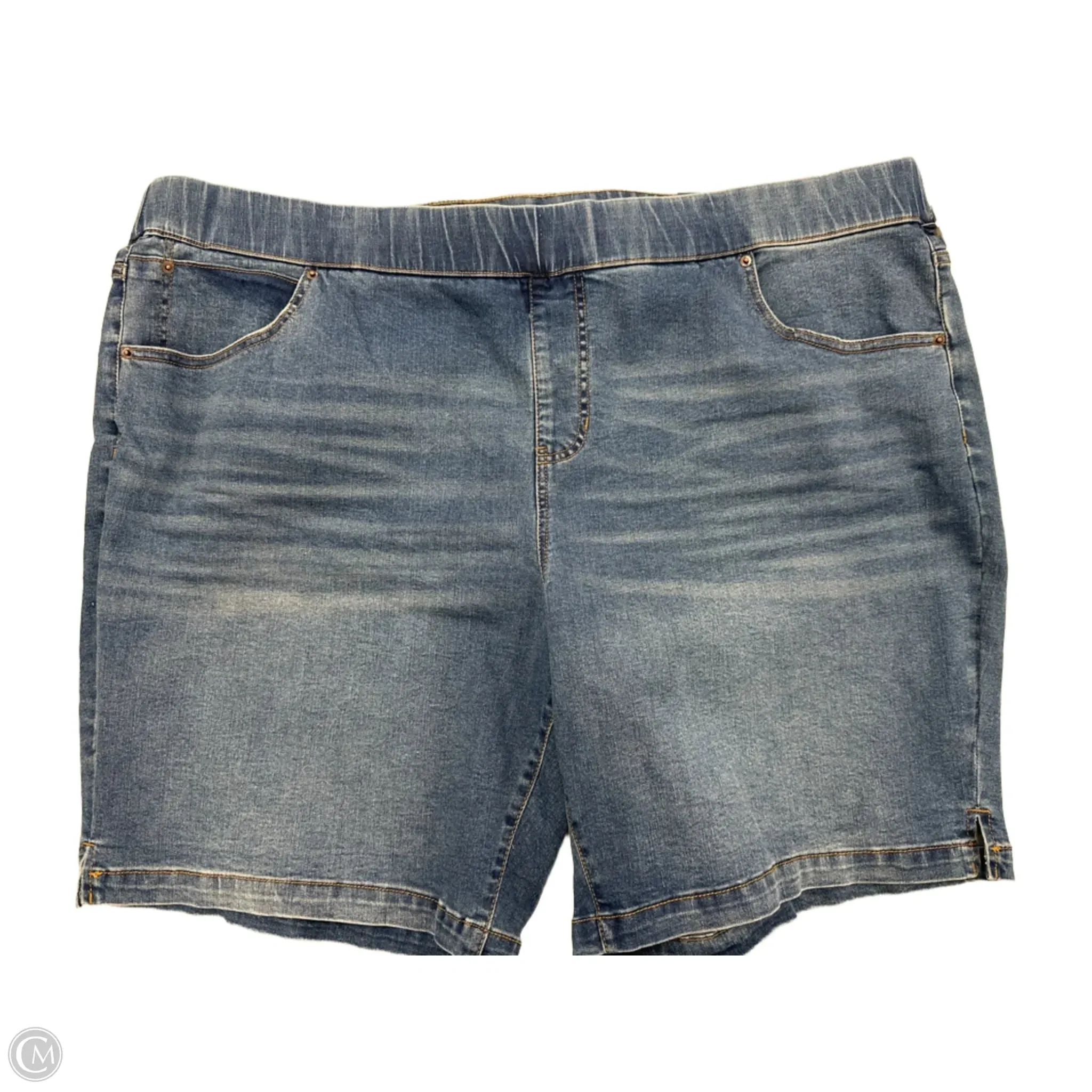 Shorts By Terra & Sky In Blue Denim, Size: 3x