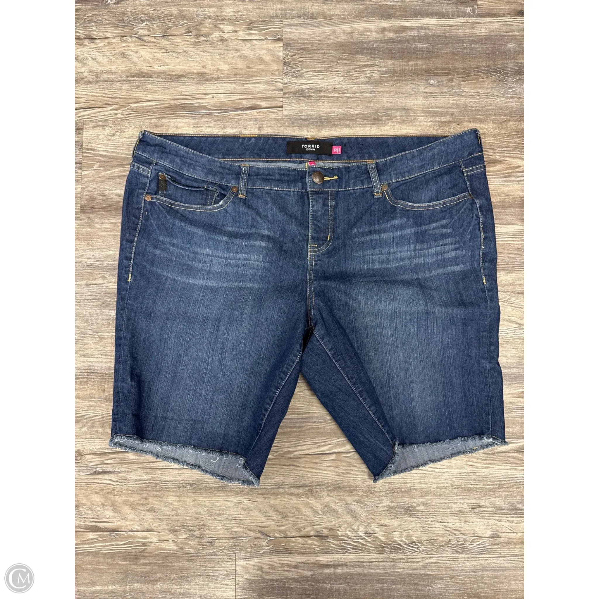 Shorts By Torrid In Blue Denim, Size: 22