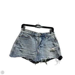 Shorts By Zara In Blue Denim, Size: M