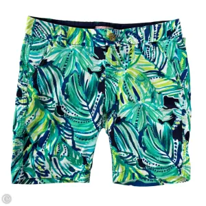 Shorts Designer By Lilly Pulitzer In Blue & Green, Size: 2