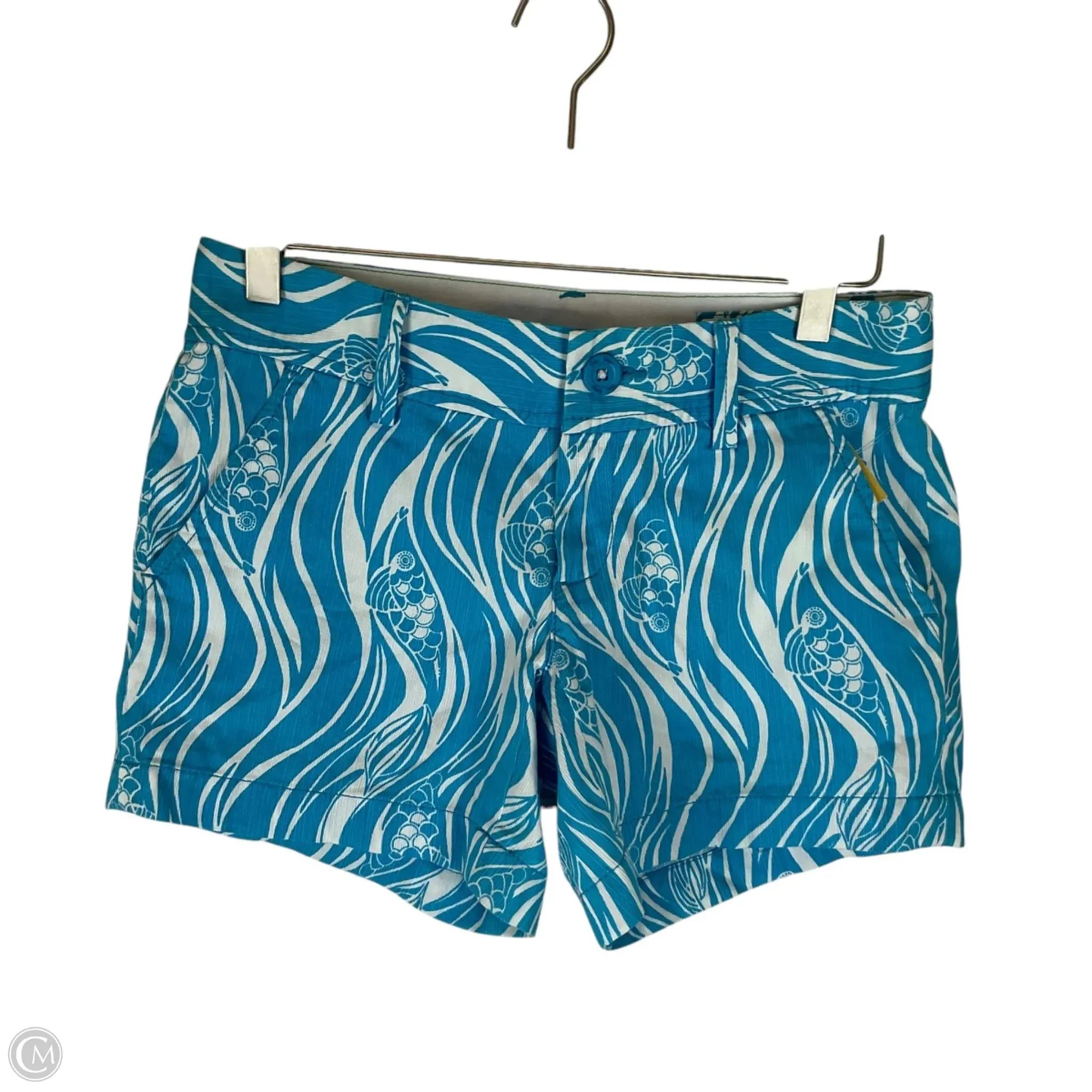 Shorts Designer By Lilly Pulitzer In Blue, Size: 0p
