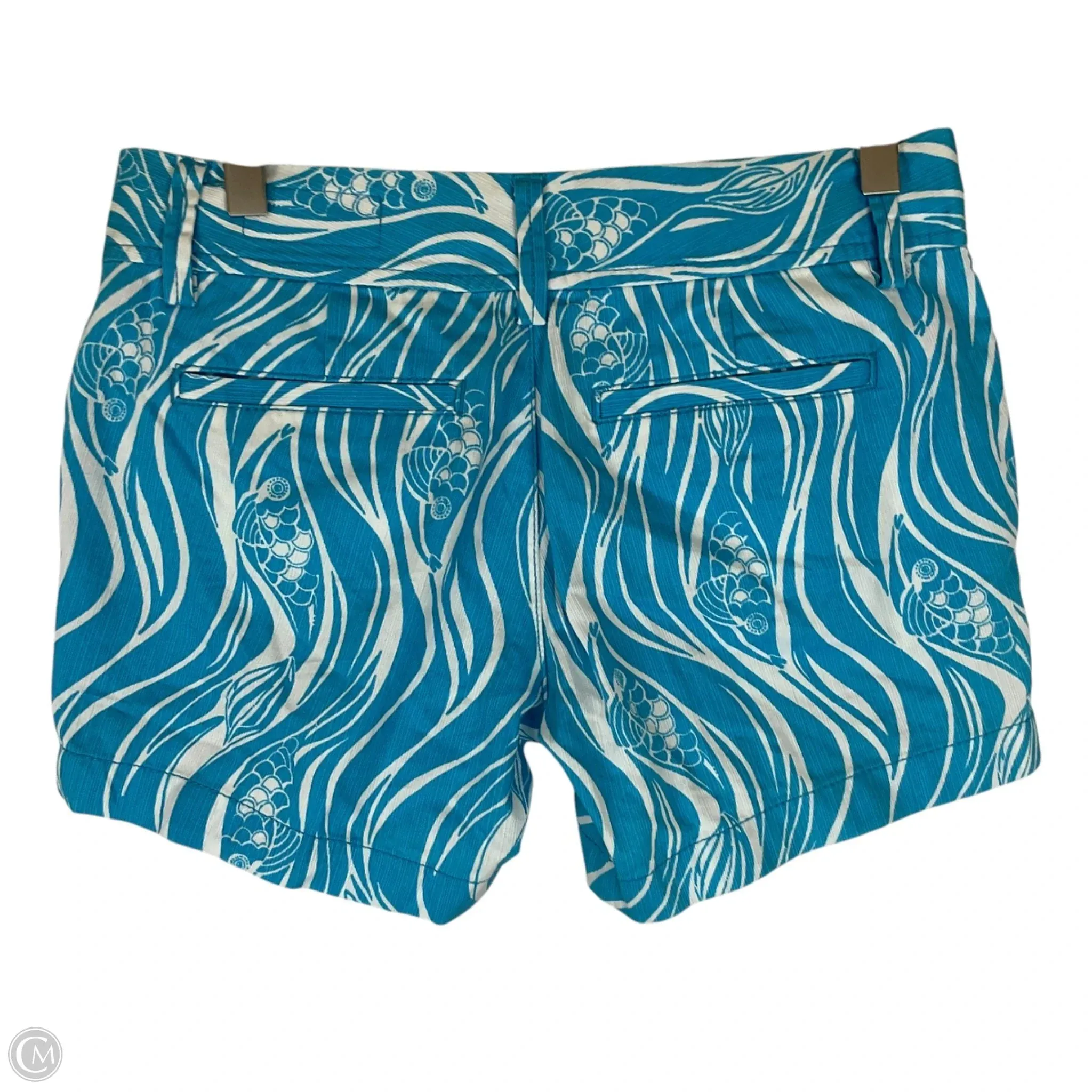 Shorts Designer By Lilly Pulitzer In Blue, Size: 0p