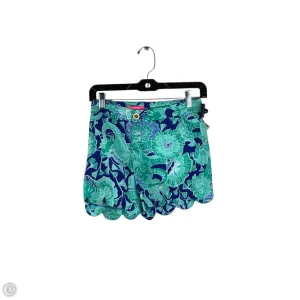 Shorts Designer By Lilly Pulitzer In Blue, Size: 4