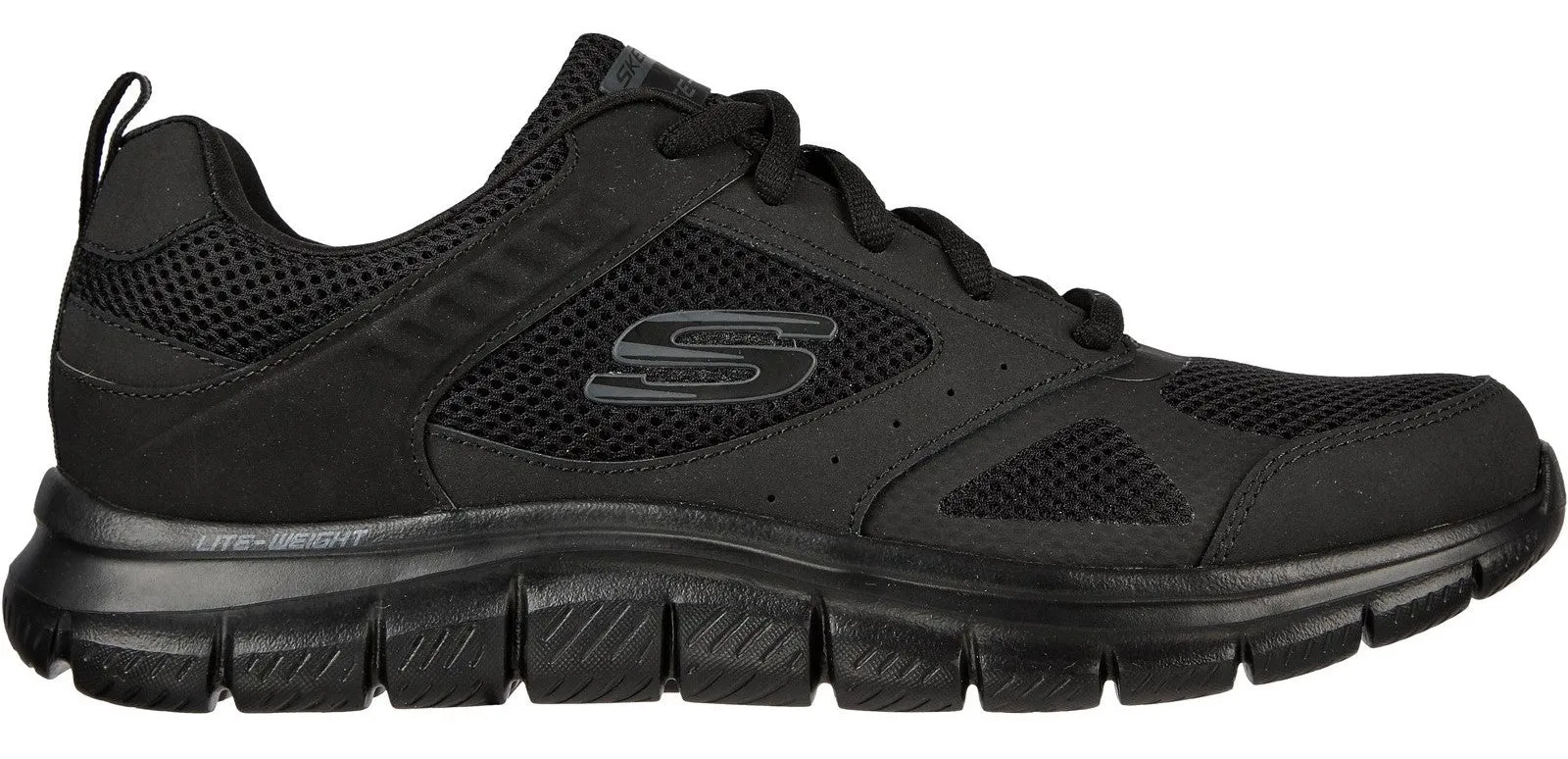 Skechers 232398 Track - Syntac Mens Leather Lace Up Trainer