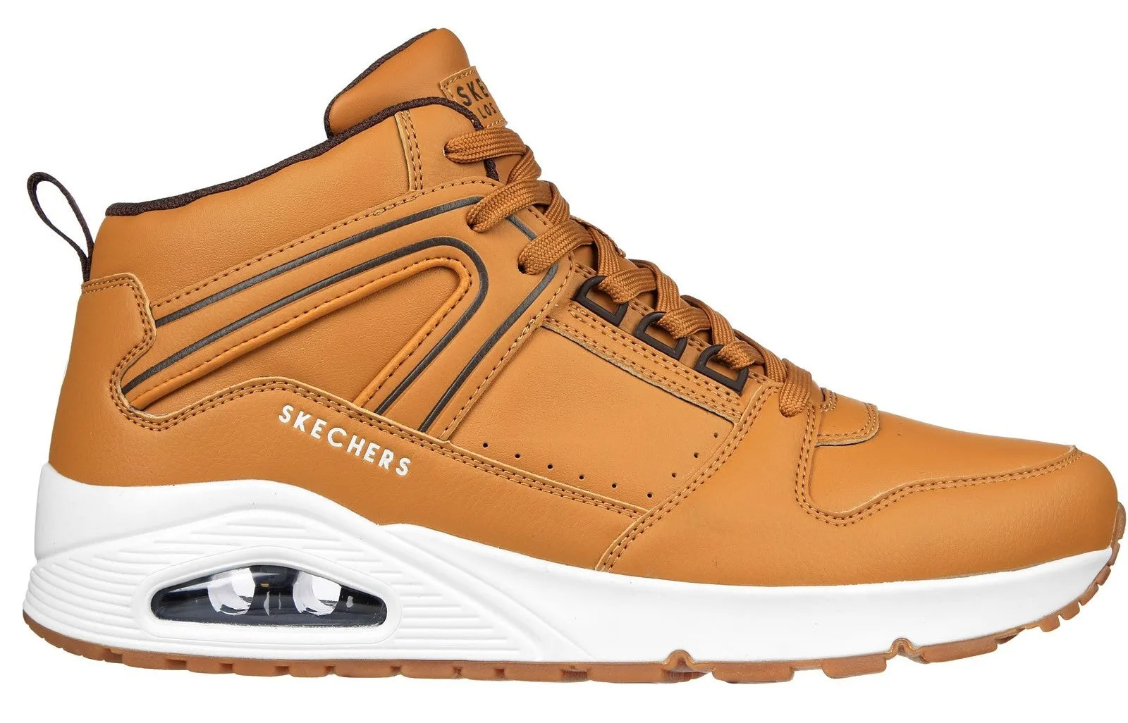 Skechers 232547 Uno Keep Close Mens Lace Up Hi Top Trainer