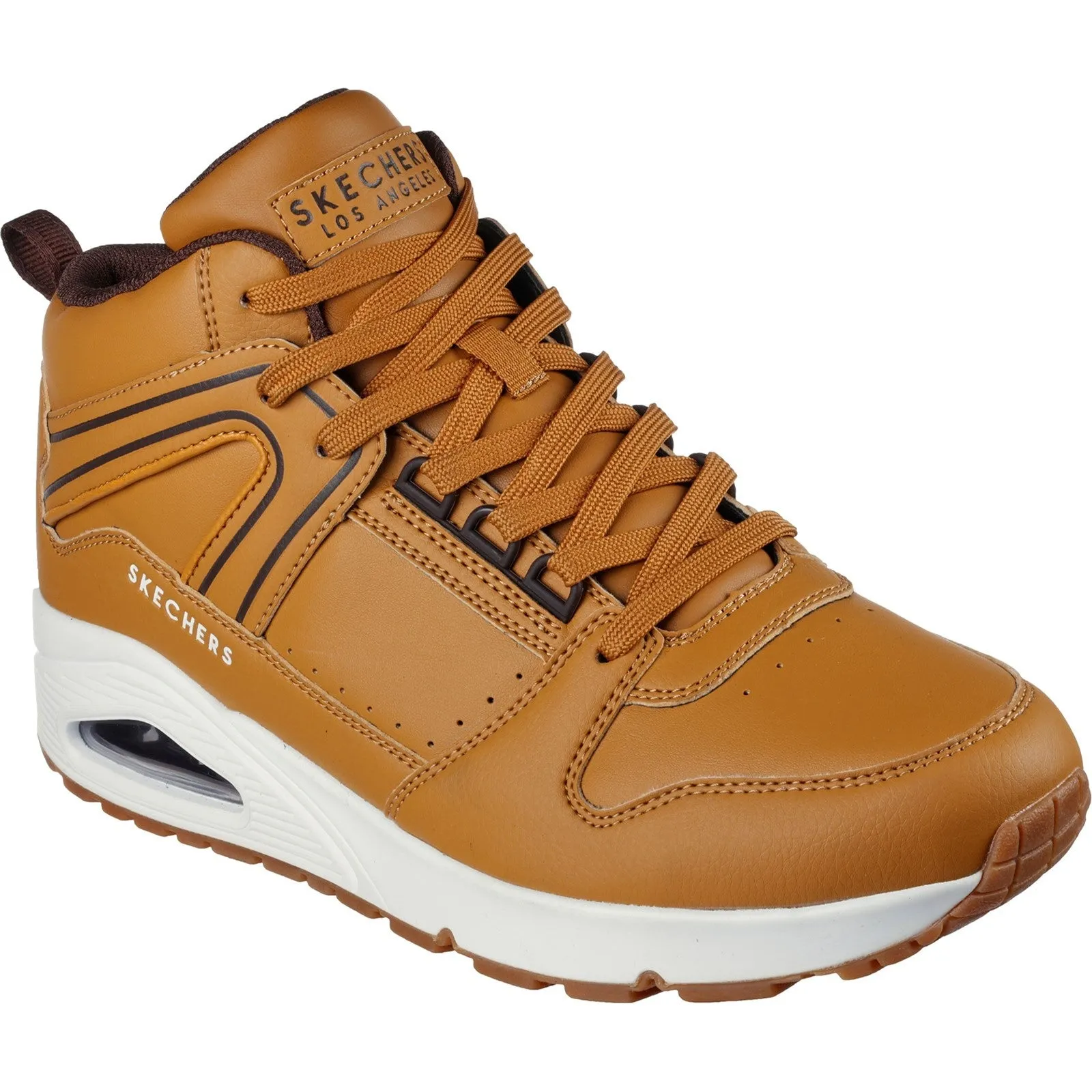 Skechers 232547 Uno Keep Close Mens Lace Up Hi Top Trainer