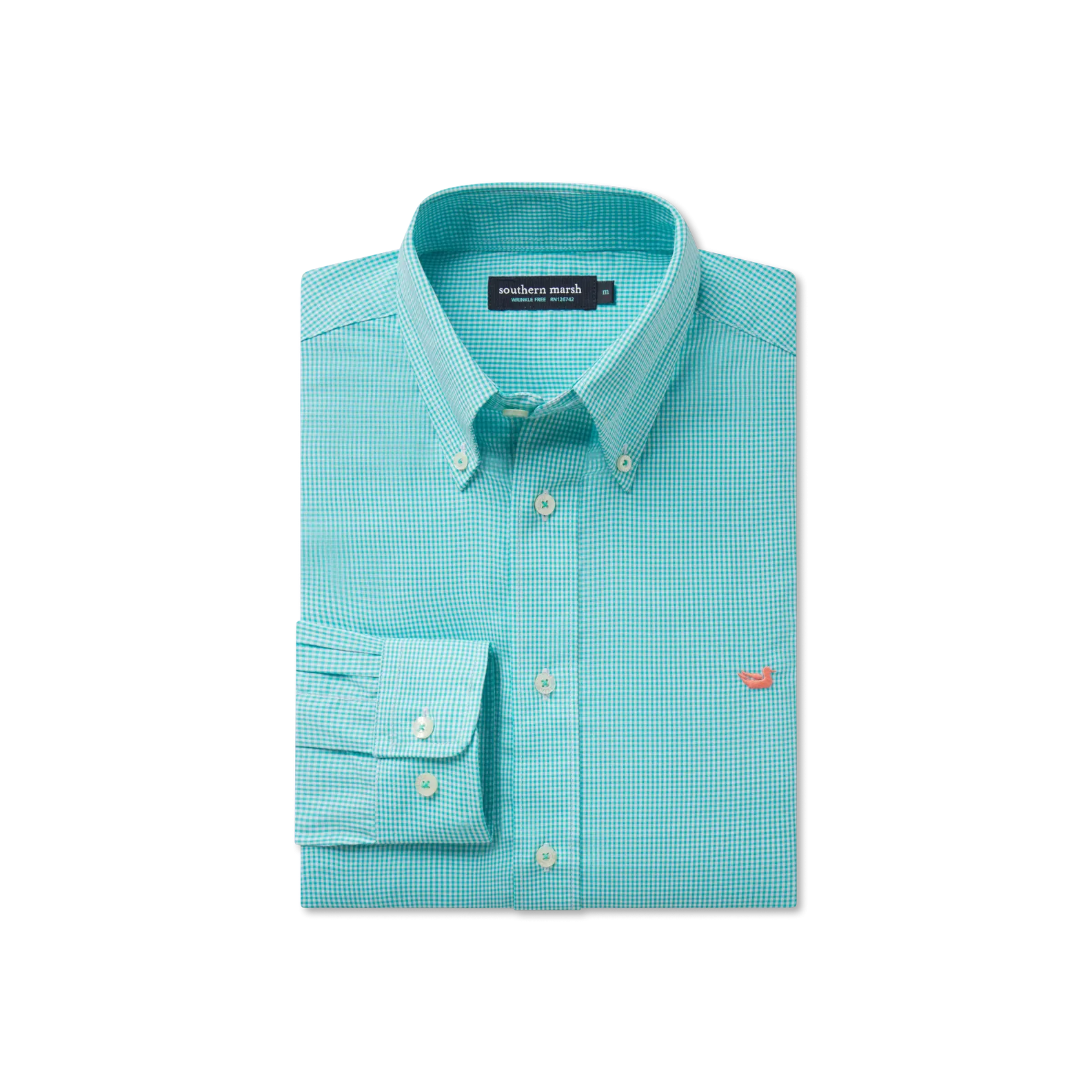 Southern Marsh 21 Gadwall Gingham Dress Shirt