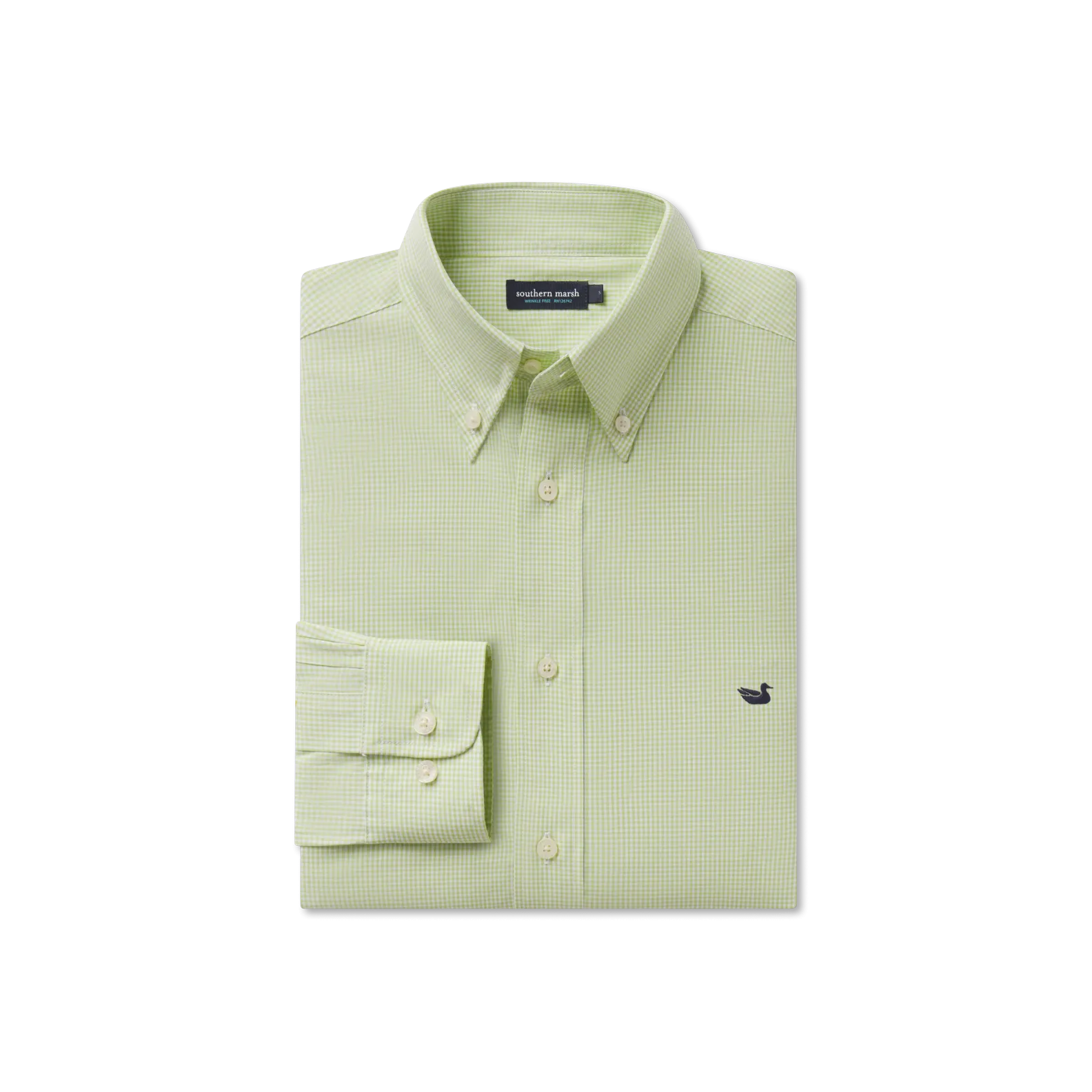 Southern Marsh 21 Gadwall Gingham Dress Shirt