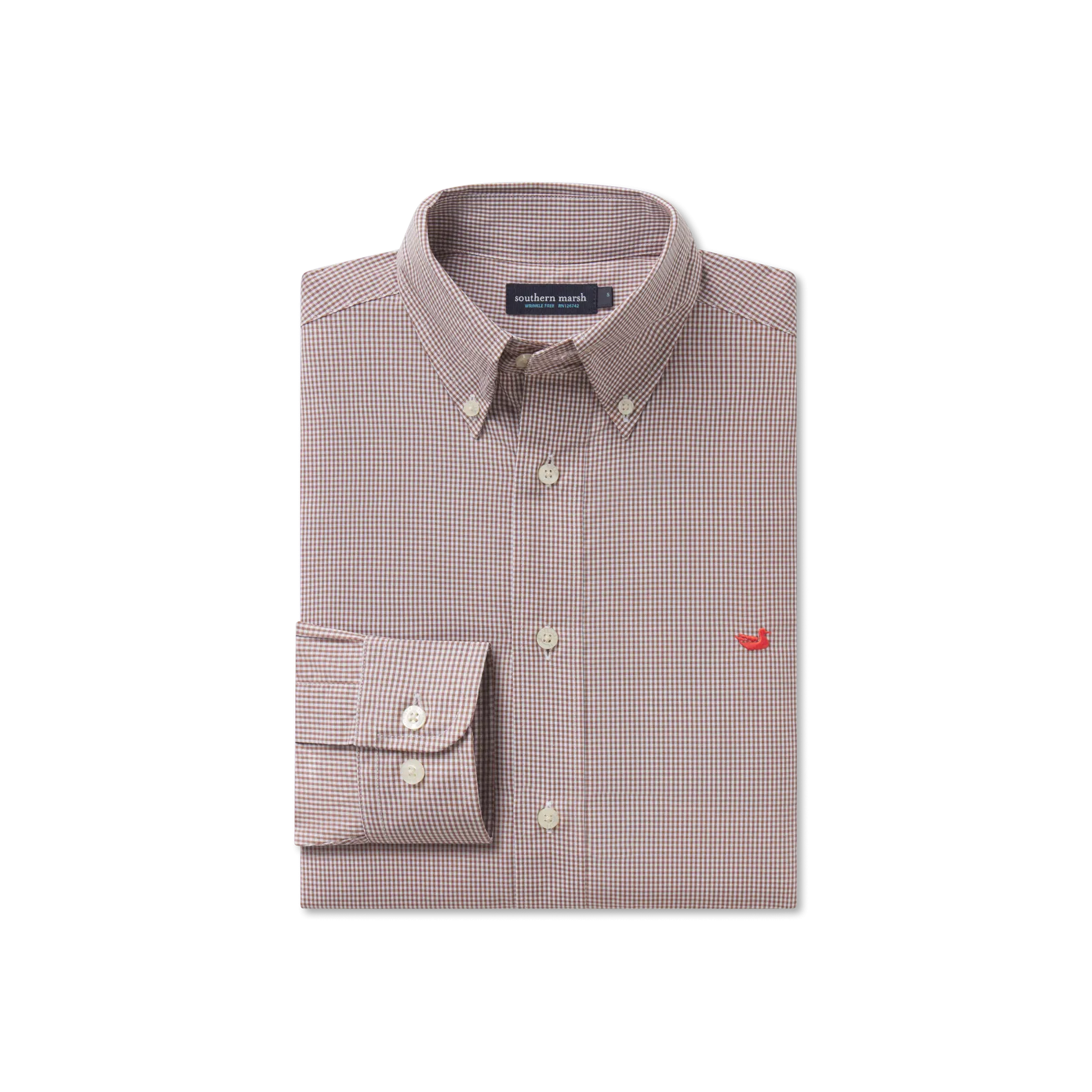 Southern Marsh 21 Gadwall Gingham Dress Shirt