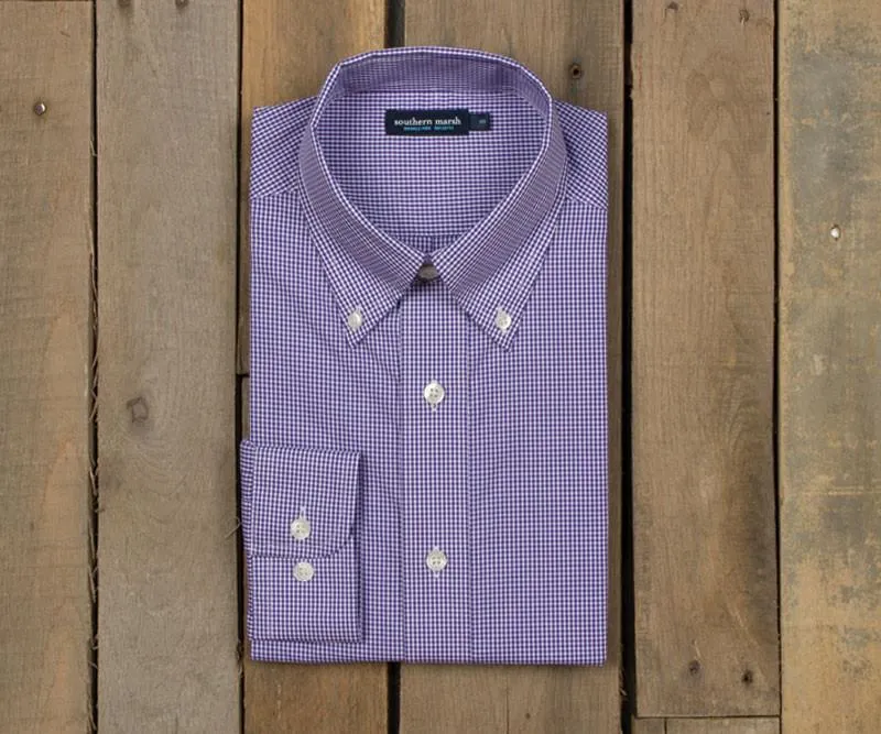 Southern Marsh 21 Gadwall Gingham Dress Shirt