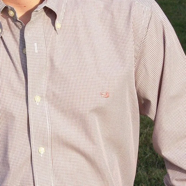 Southern Marsh 21 Gadwall Gingham Dress Shirt