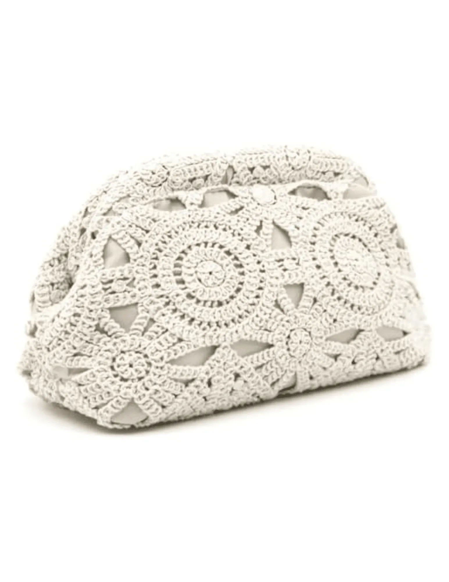 St. Barths La Robe Crochet Pouch Clutch Handbag