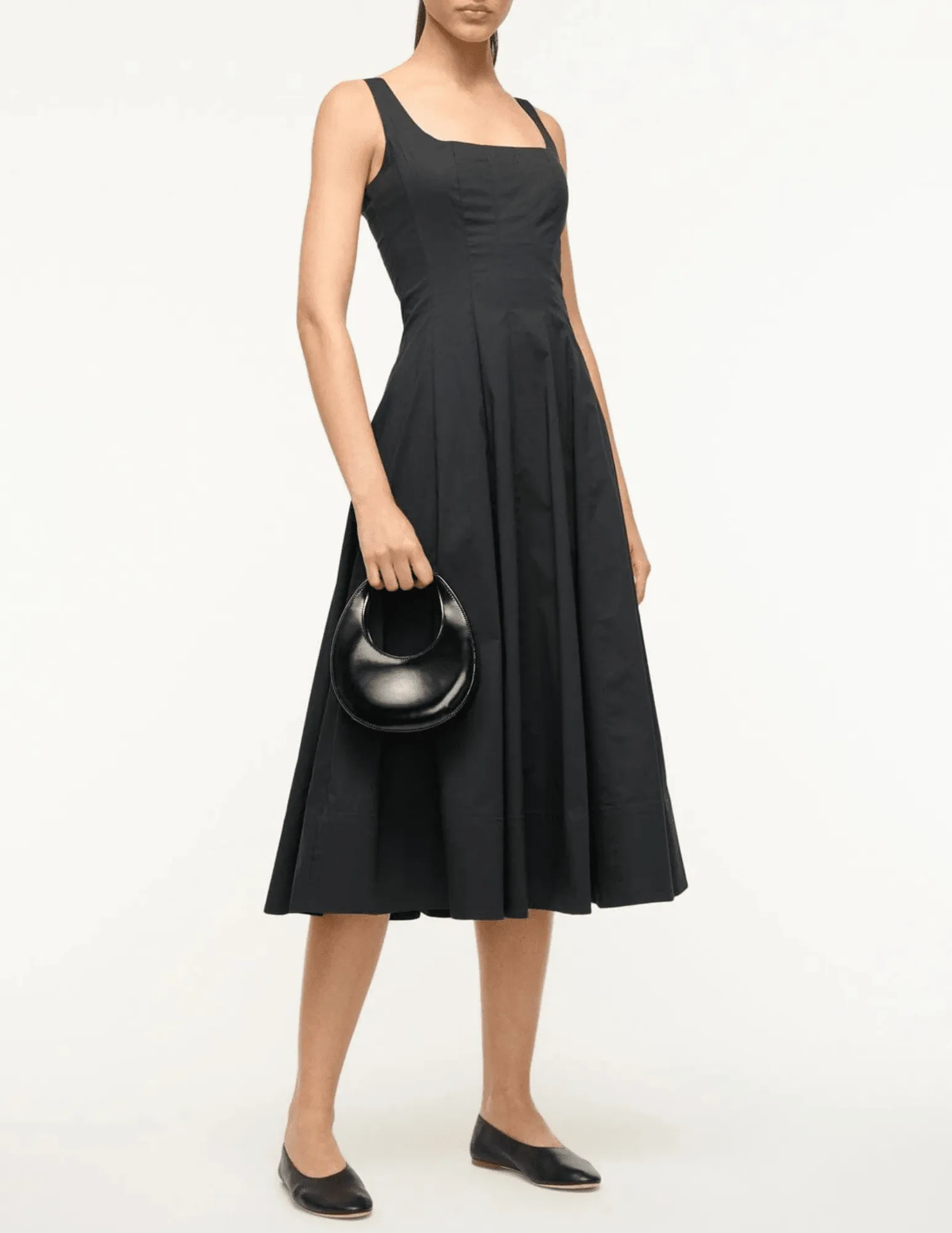 STAUD Goodnight Moon Leather Bag