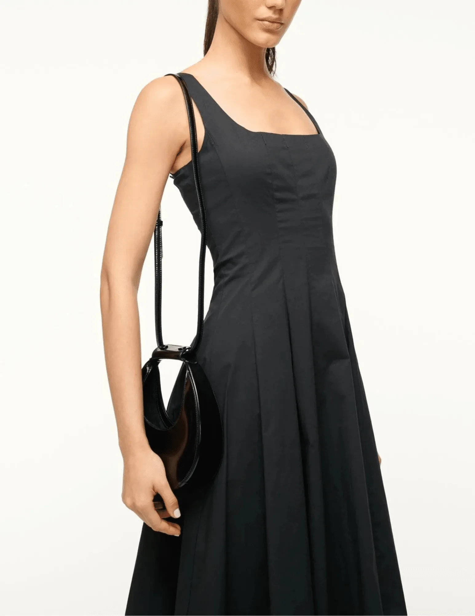 STAUD Goodnight Moon Leather Bag