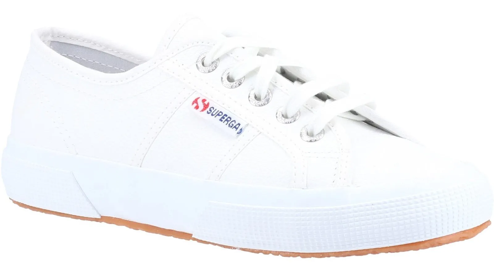 Superga 2750 Tumbled Leather Mens Lace Up Shoe