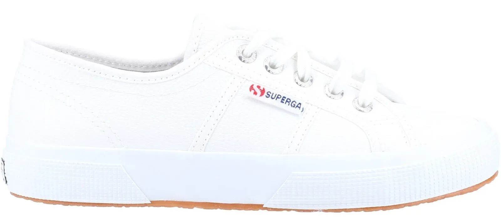 Superga 2750 Tumbled Leather Mens Lace Up Shoe