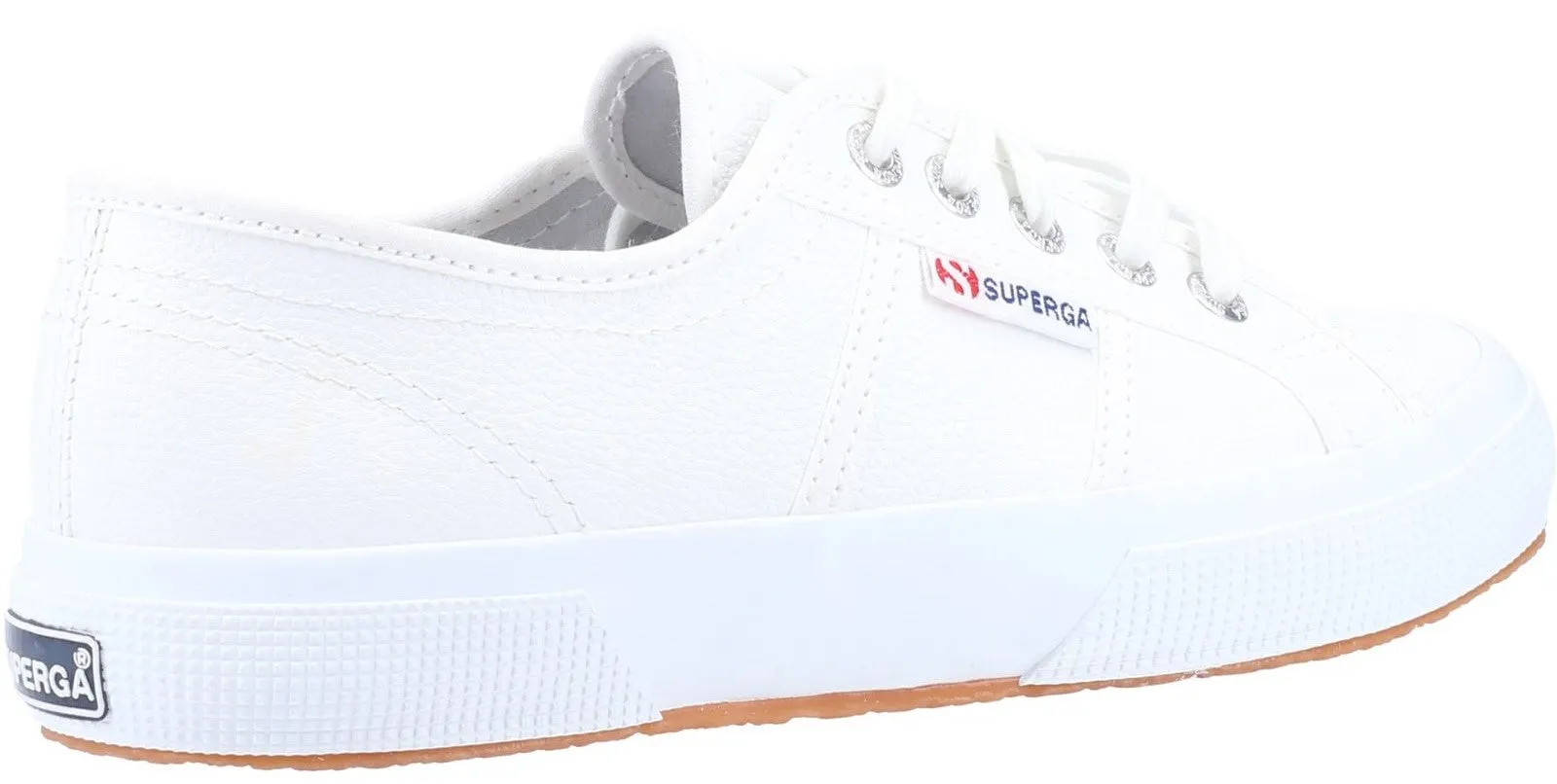 Superga 2750 Tumbled Leather Mens Lace Up Shoe