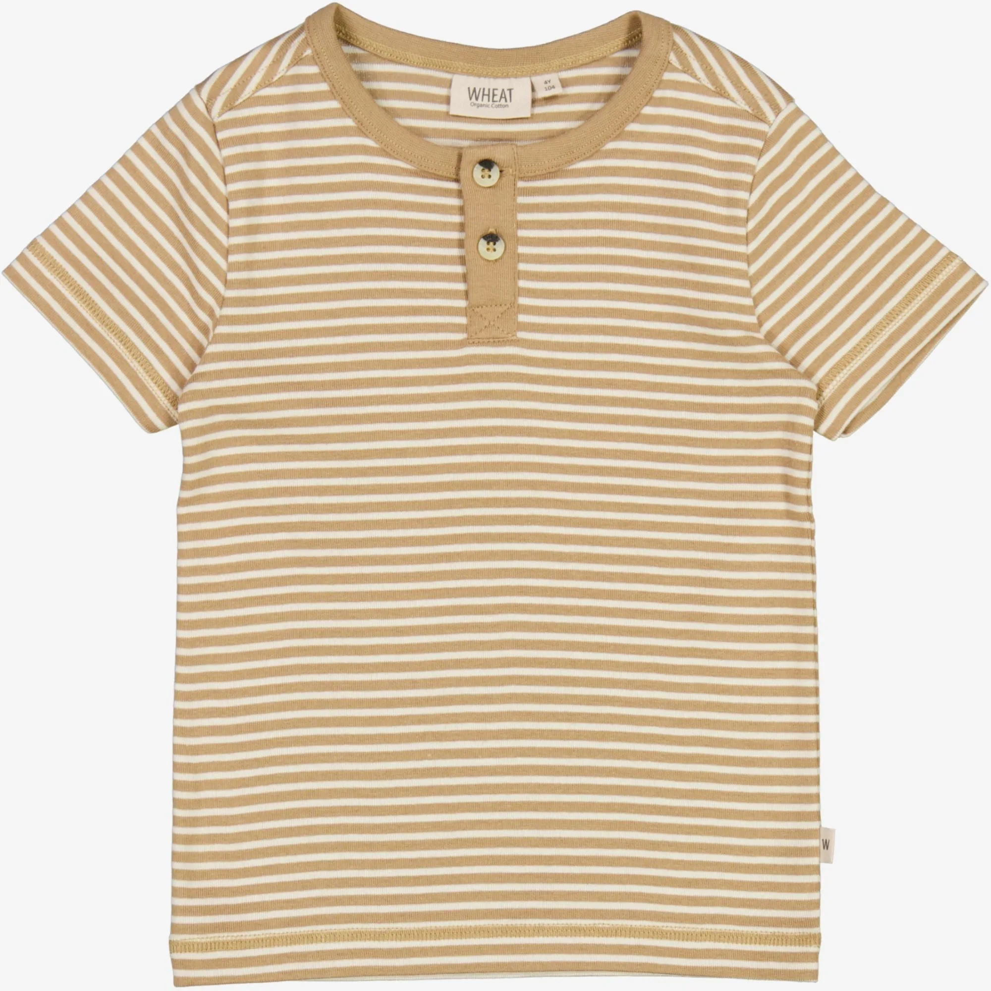 T-Shirt Bertram - cappuccino stripe Wheat