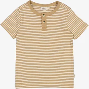 T-Shirt Bertram - cappuccino stripe Wheat