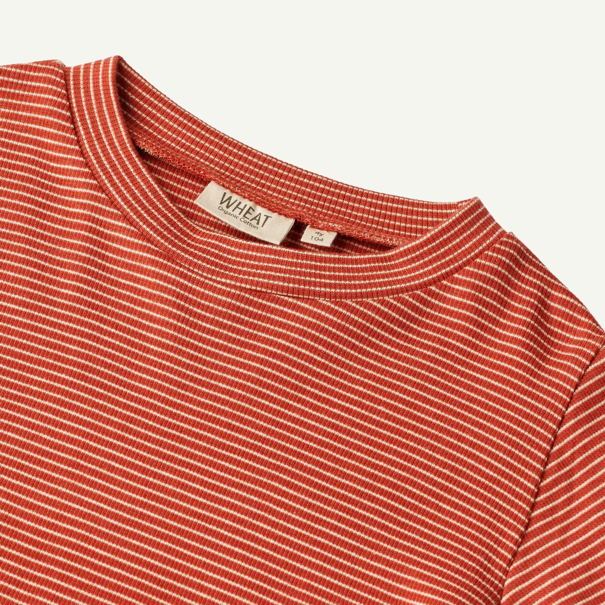 T-Shirt Else - paprika stripe Wheat