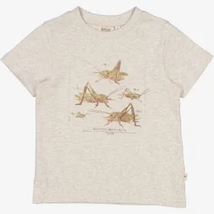 T-Shirt Grasshoppers - fossil melange Wheat