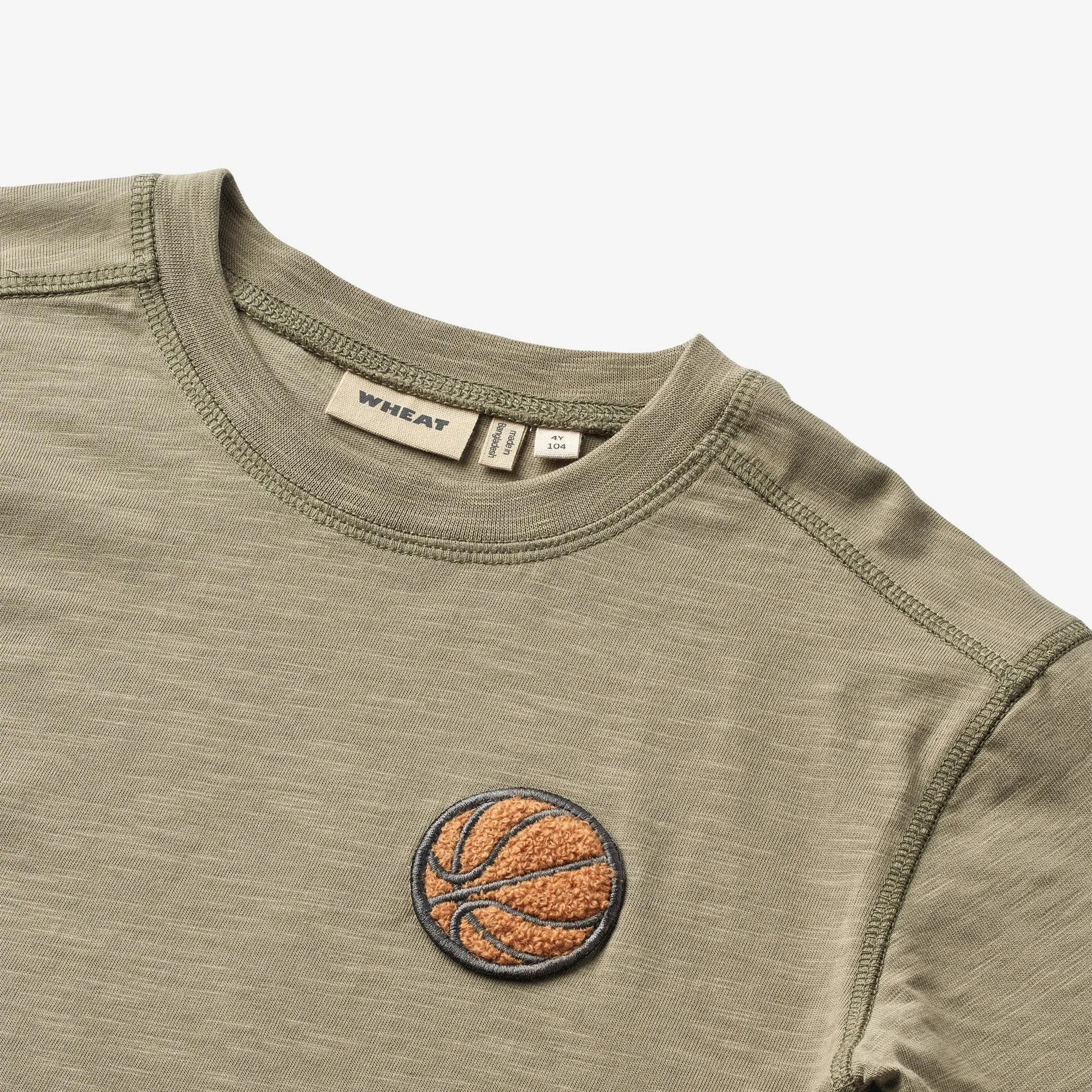 T-Shirt L/S Barny - dry sage Wheat