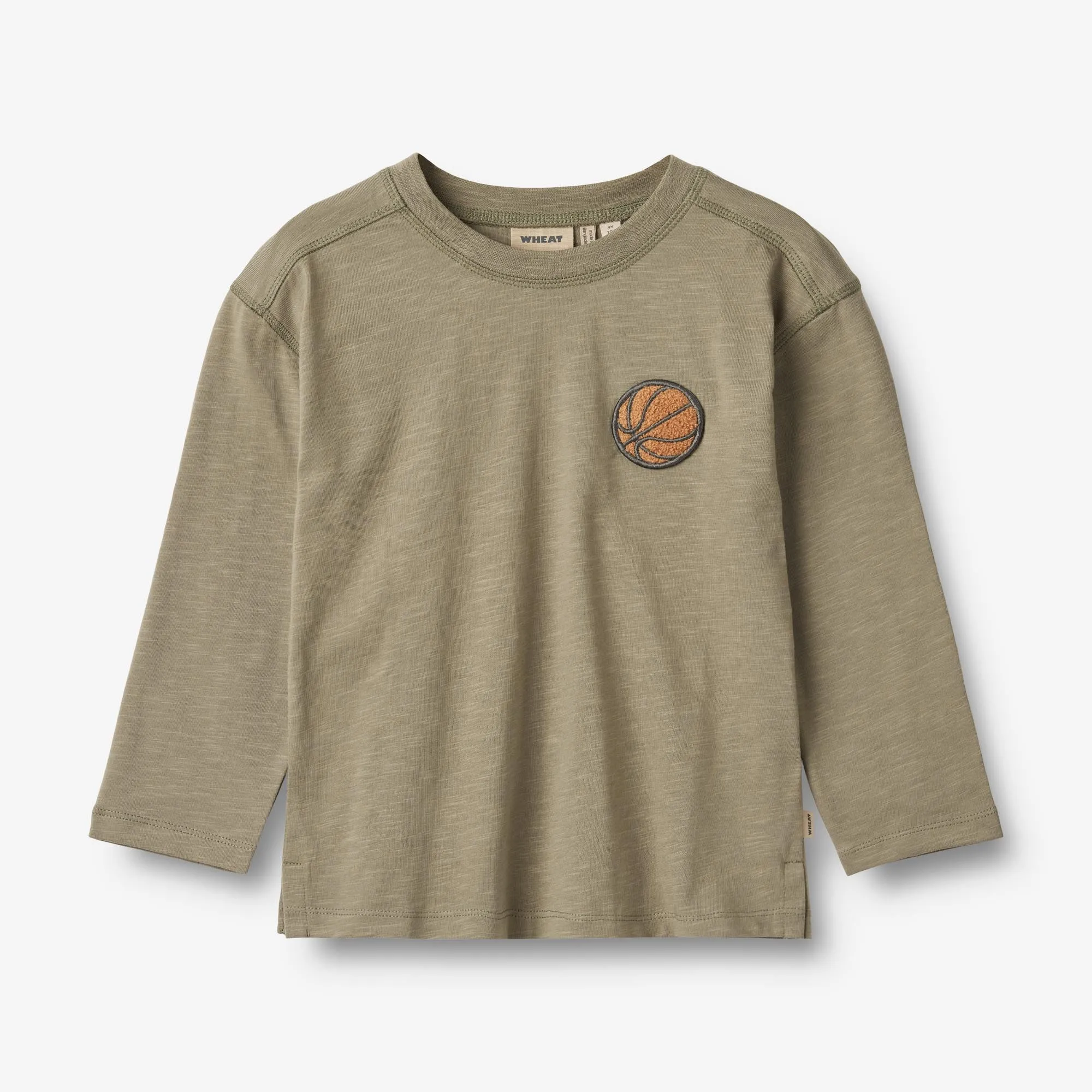 T-Shirt L/S Barny - dry sage Wheat