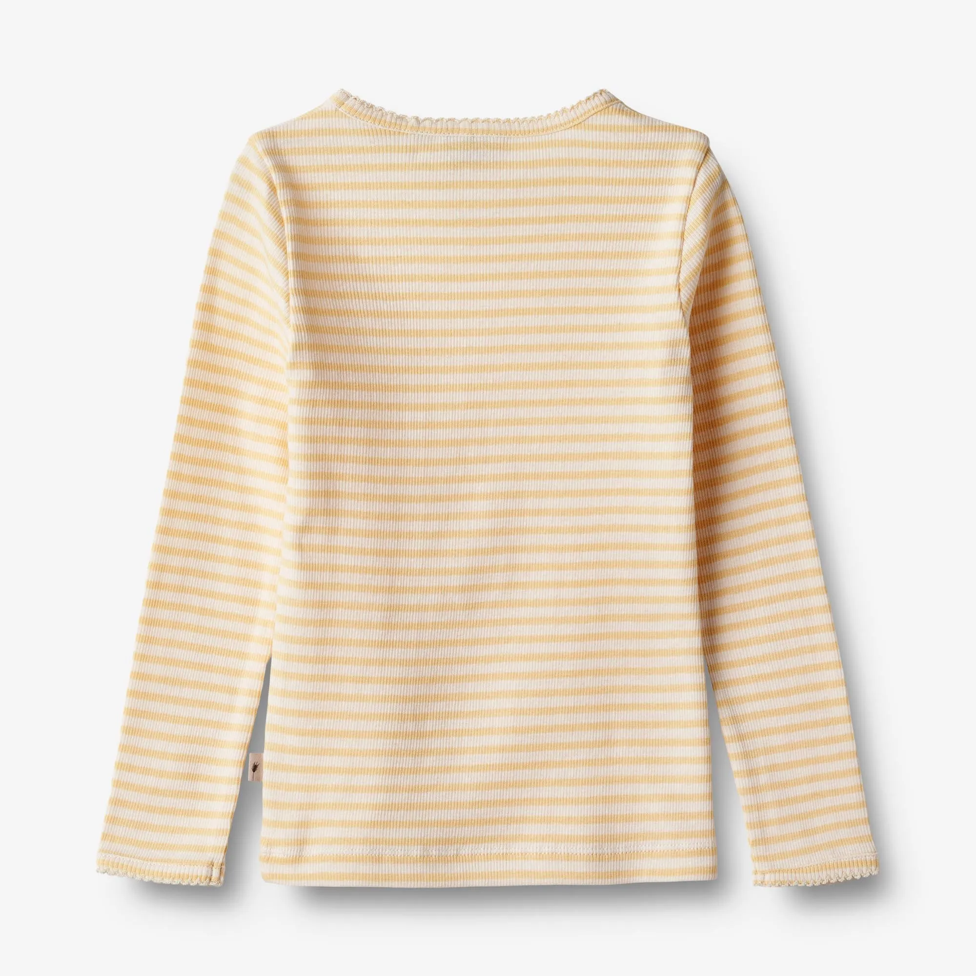 T-Shirt L/S Belis - pale apricot stripe Wheat