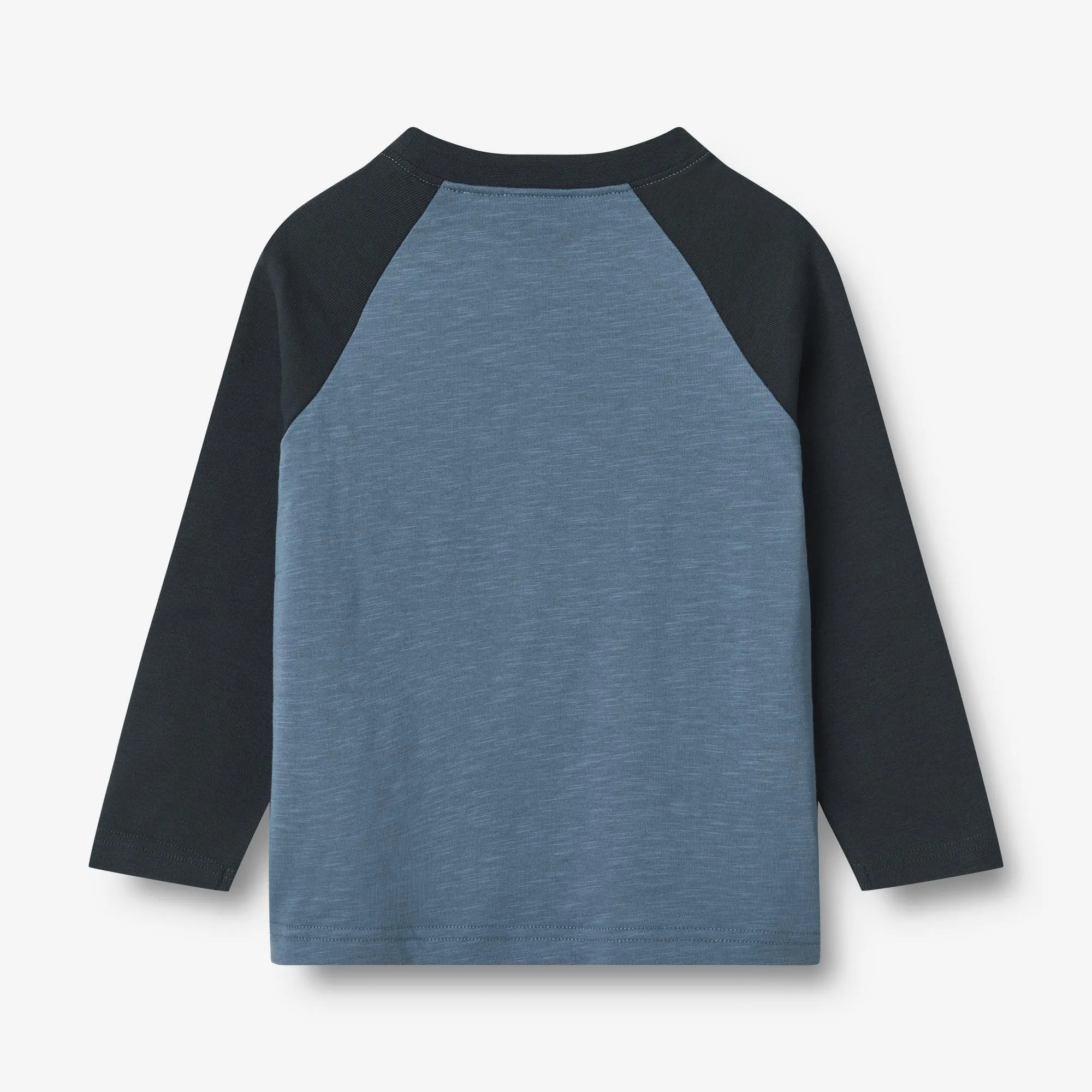T-Shirt L/S Bror - bering sea Wheat