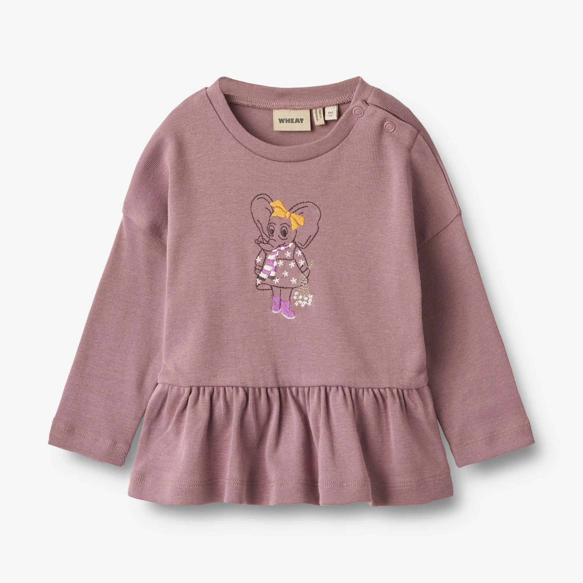 T-shirt L/S Katrine - lavender dawn Wheat