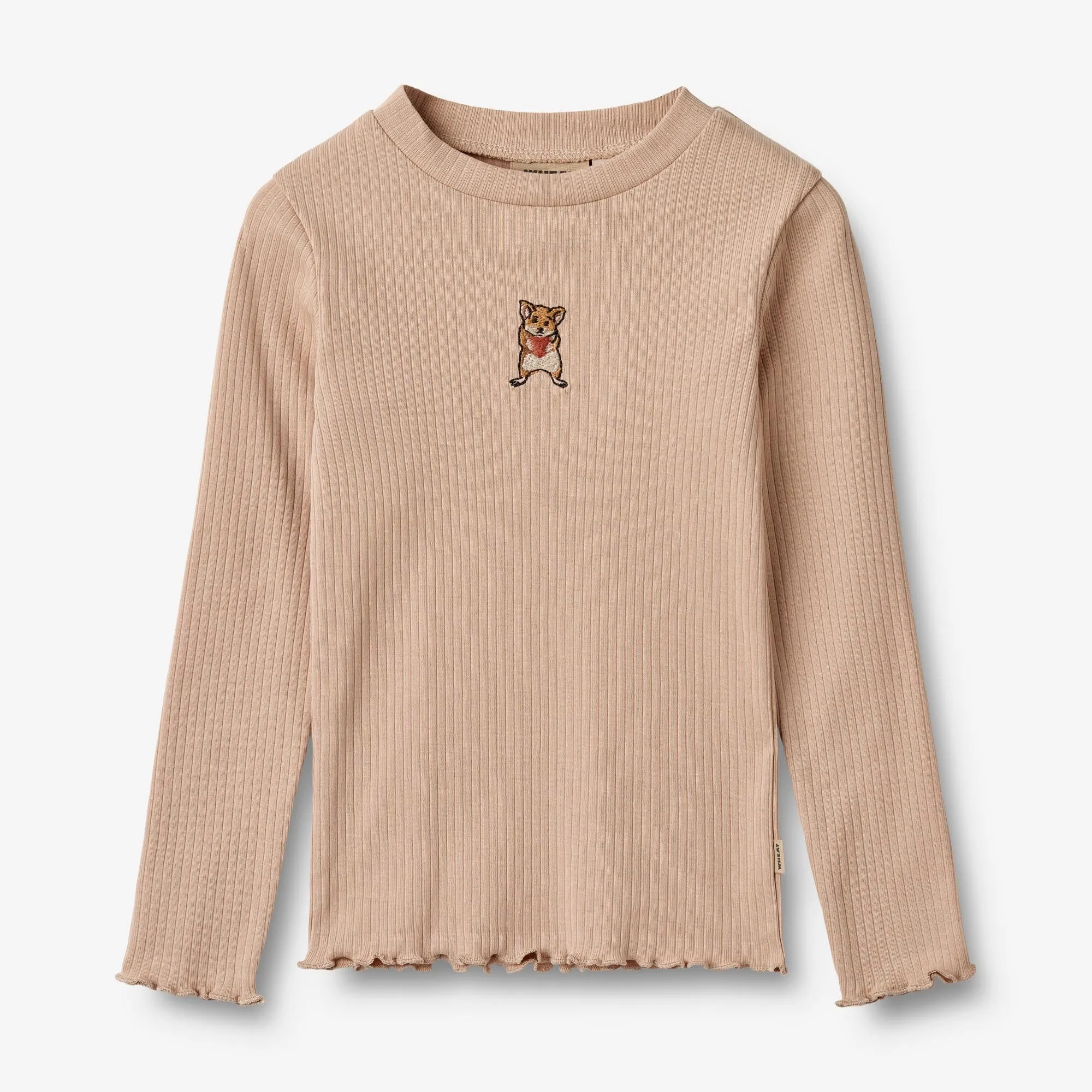 T-Shirt L/S Louann - moonlight rose Wheat