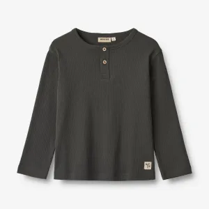 T-Shirt L/S Morris - raven Wheat