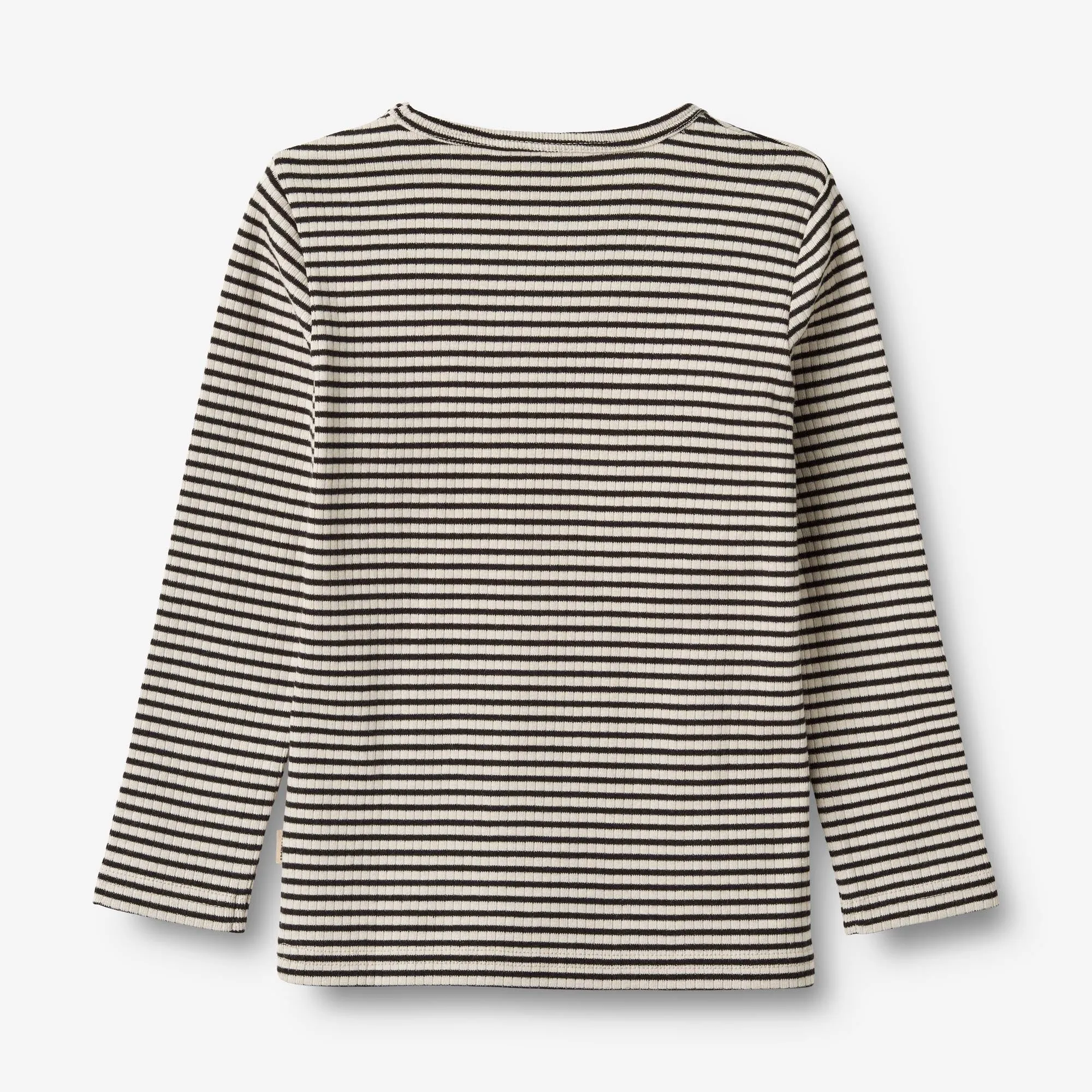 T-Shirt L/S Stig - black stripe Wheat