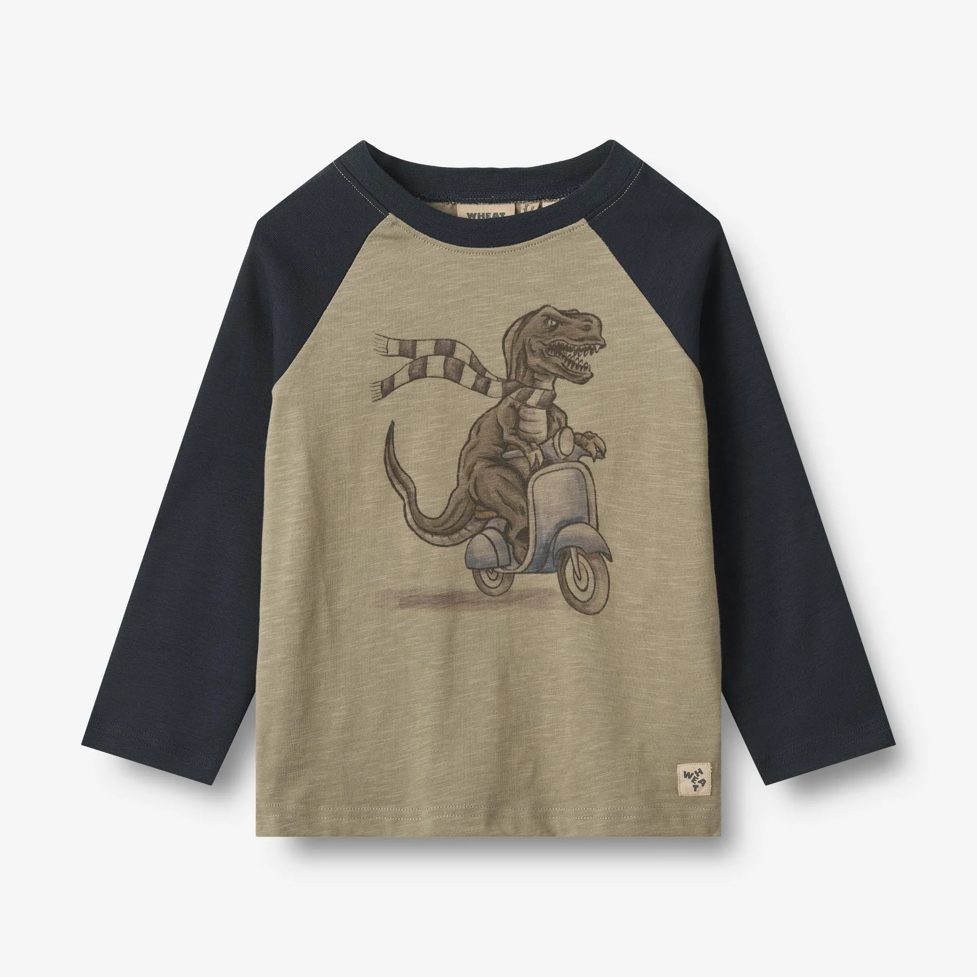 T-Shirt L/S Torbjørn - dry sage Wheat