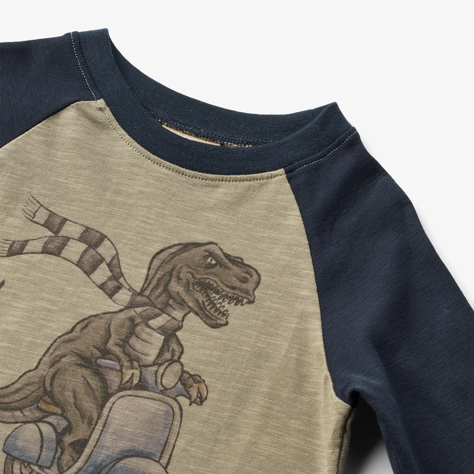 T-Shirt L/S Torbjørn - dry sage Wheat