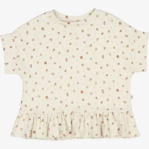 T-Shirt Marie - chalk flowers Wheat