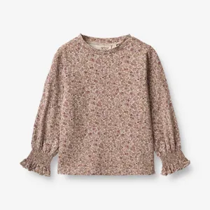T-Shirt Norma - grey rose flowers Wheat