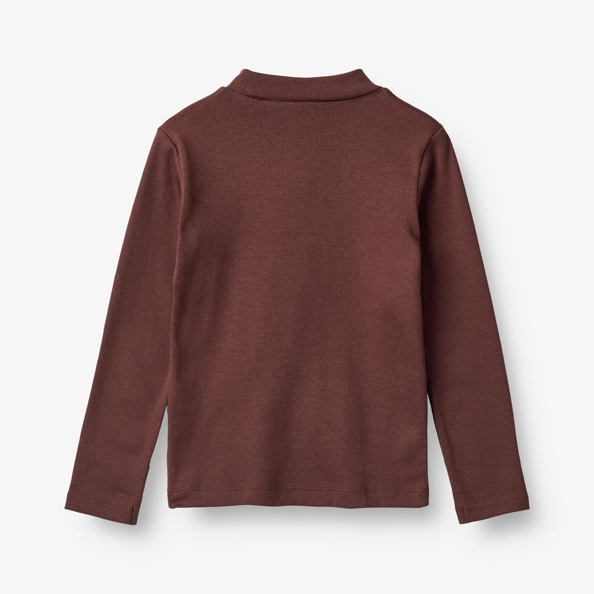T-Shirt Rib LS Rosetta - aubergine Wheat