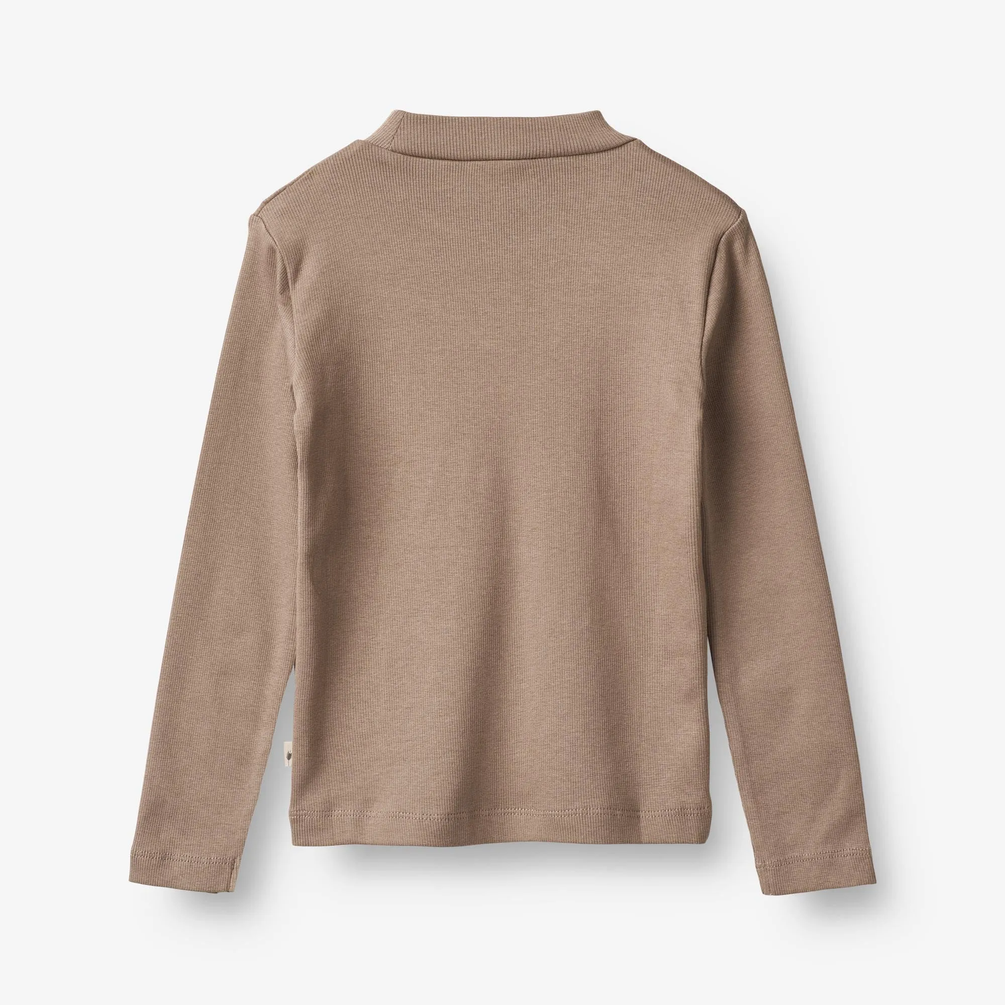 T-Shirt Rib LS Rosetta - soft brown Wheat