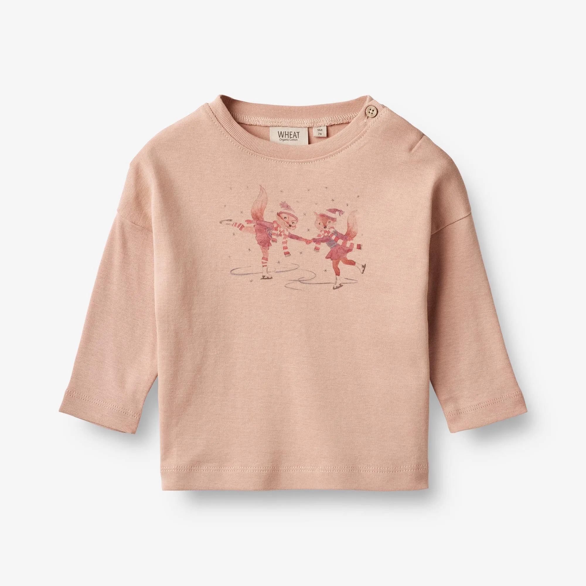 T-Shirt Skating Friends | Baby - pink sand Wheat