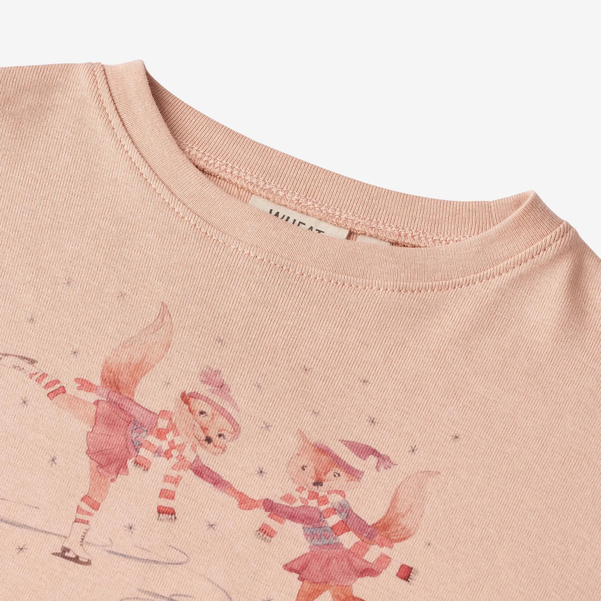 T-Shirt Skating Friends - pink sand Wheat