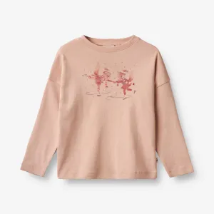 T-Shirt Skating Friends - pink sand Wheat