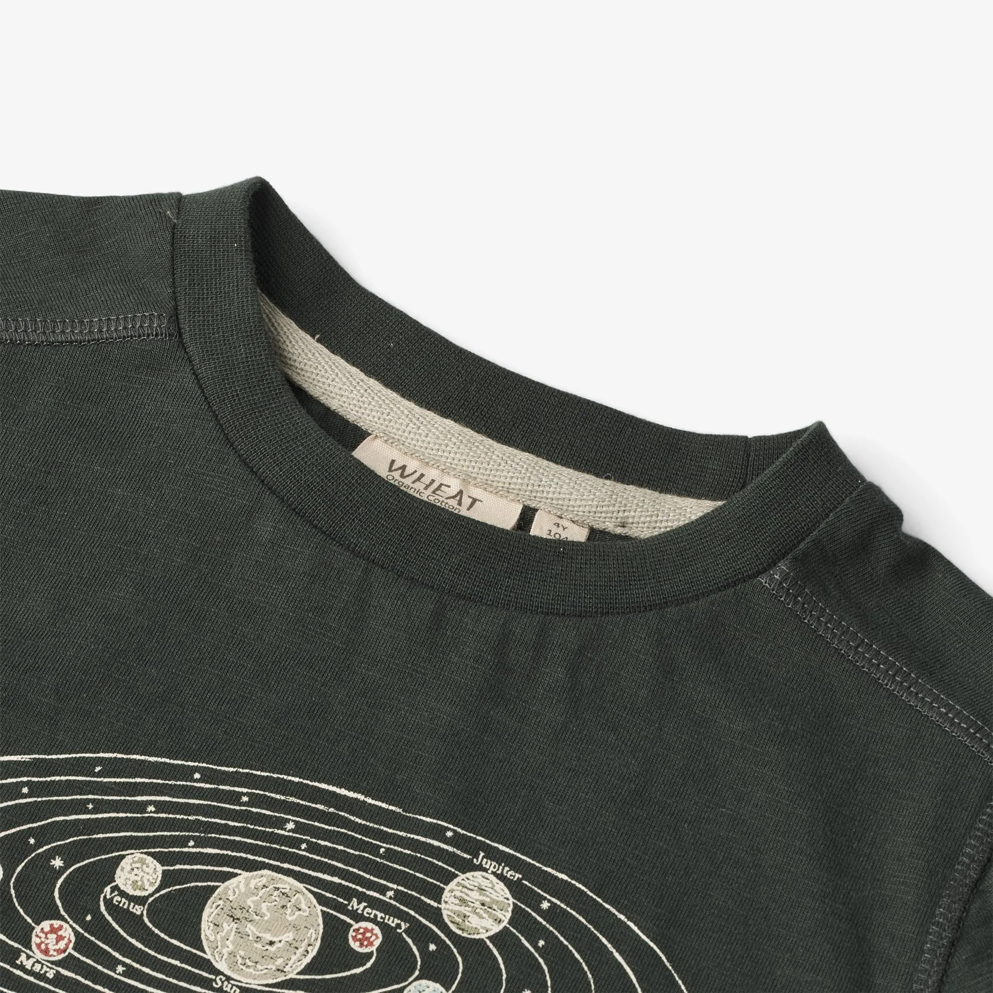T-Shirt Solar System - black coal Wheat