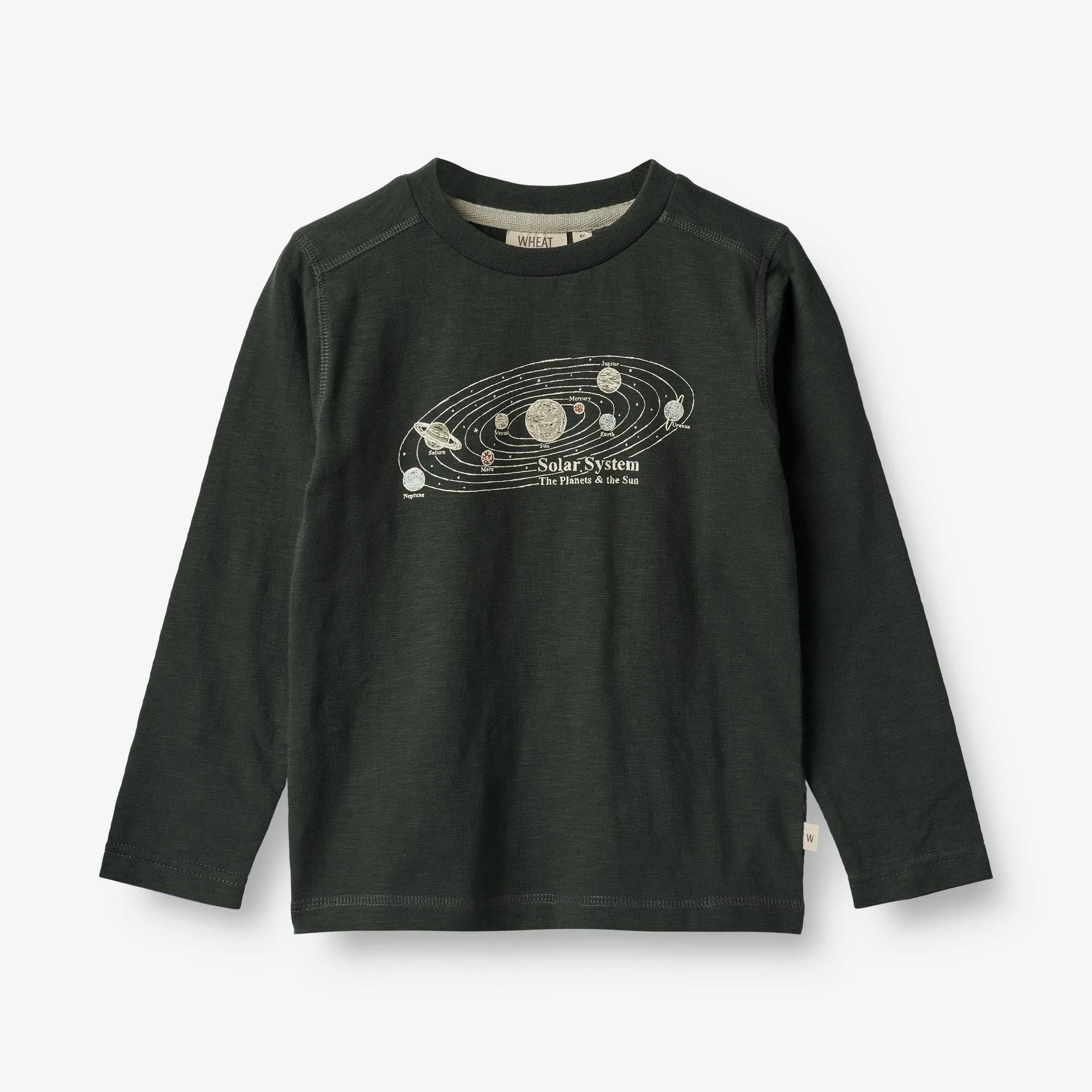 T-Shirt Solar System - black coal Wheat