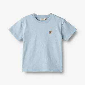 T-Shirt S/S Daniel - blue summer Wheat