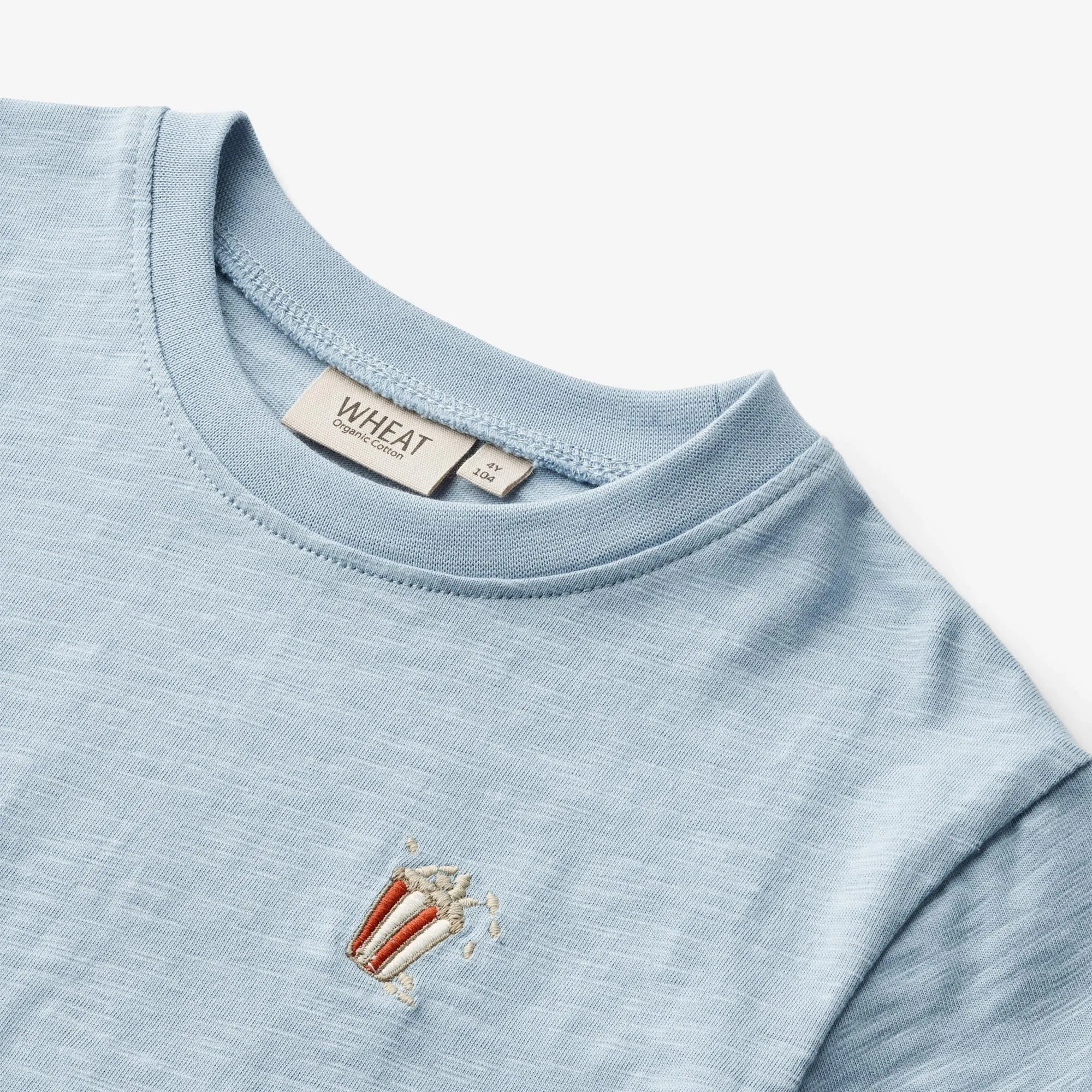 T-Shirt S/S Daniel - blue summer Wheat