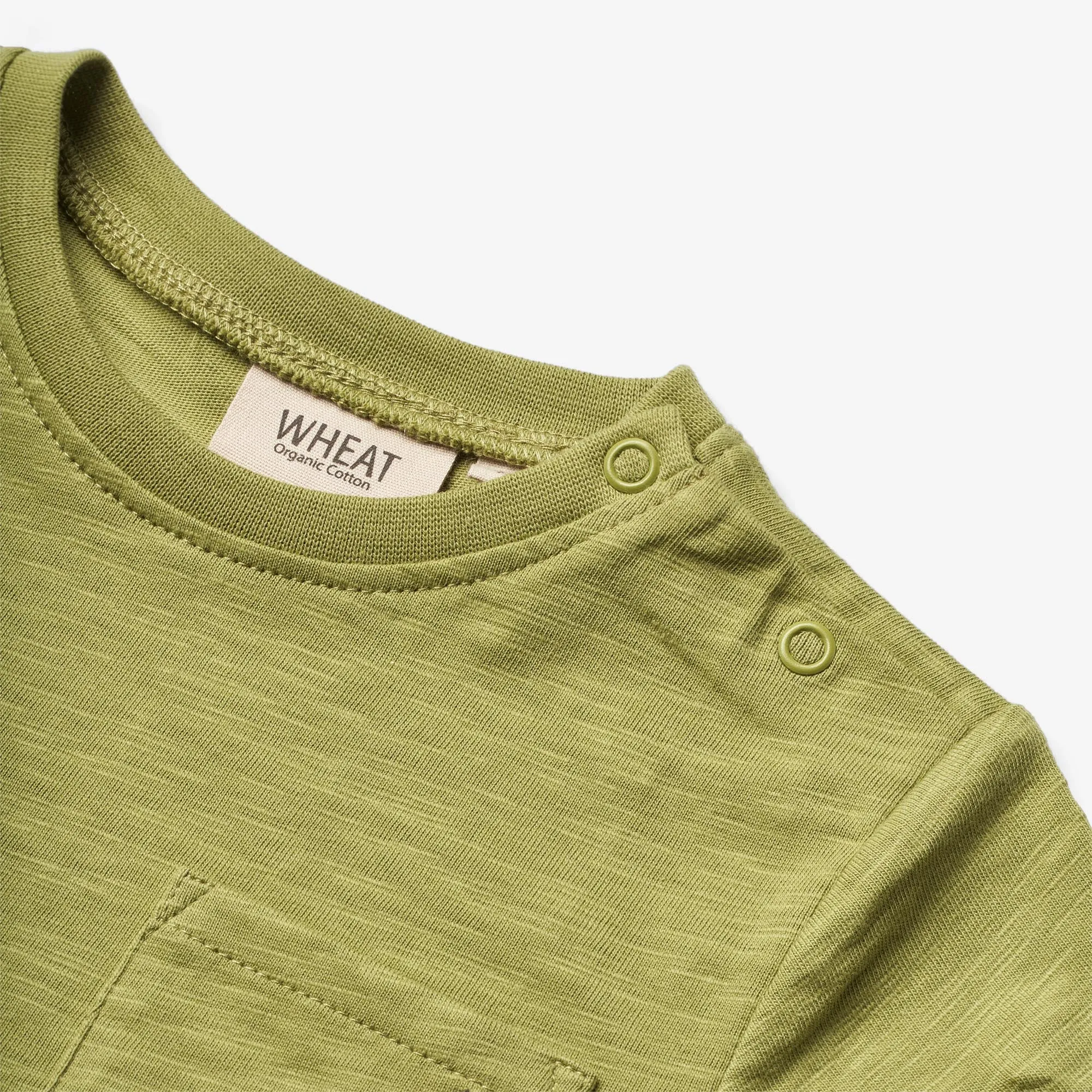 T-Shirt S/S Dines - sage Wheat