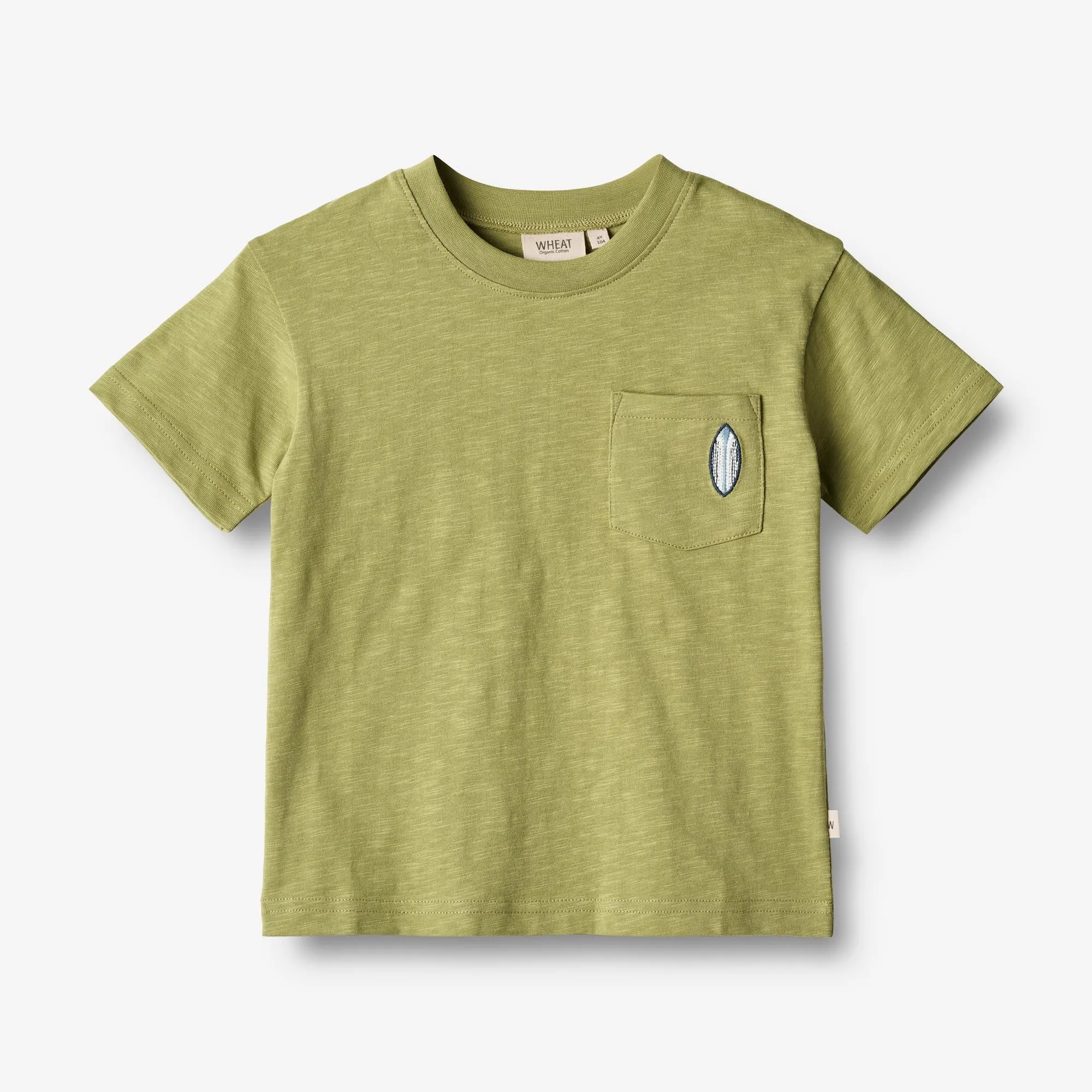 T-Shirt S/S Dines - sage Wheat