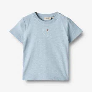 T-Shirt S/S Holger - blue summer Wheat